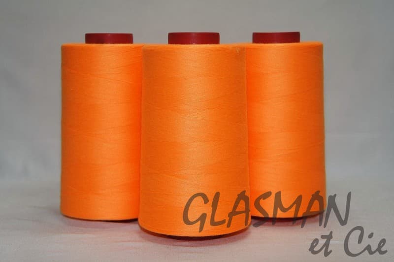 Cône de fils a coudre COATS fluo