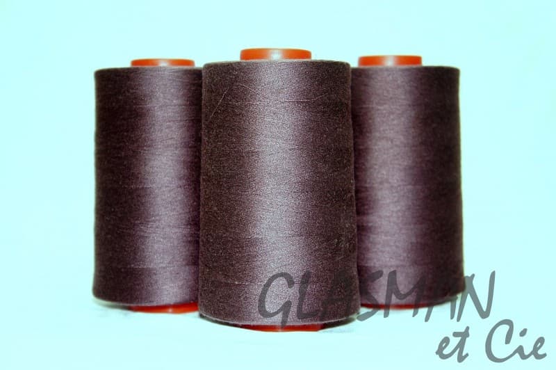 Cône de fils a coudre polyester 100% 5000 mètres COATS 03915 Aubergine