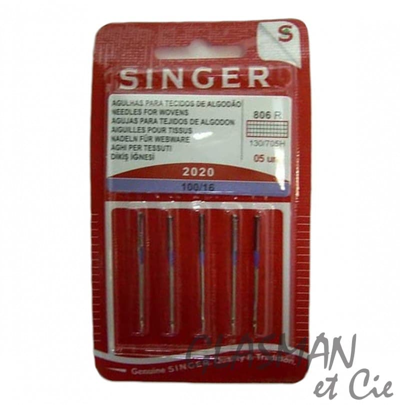 Aiguilles machine à coudre SINGER 2020 BL806 SINGER 100 X5