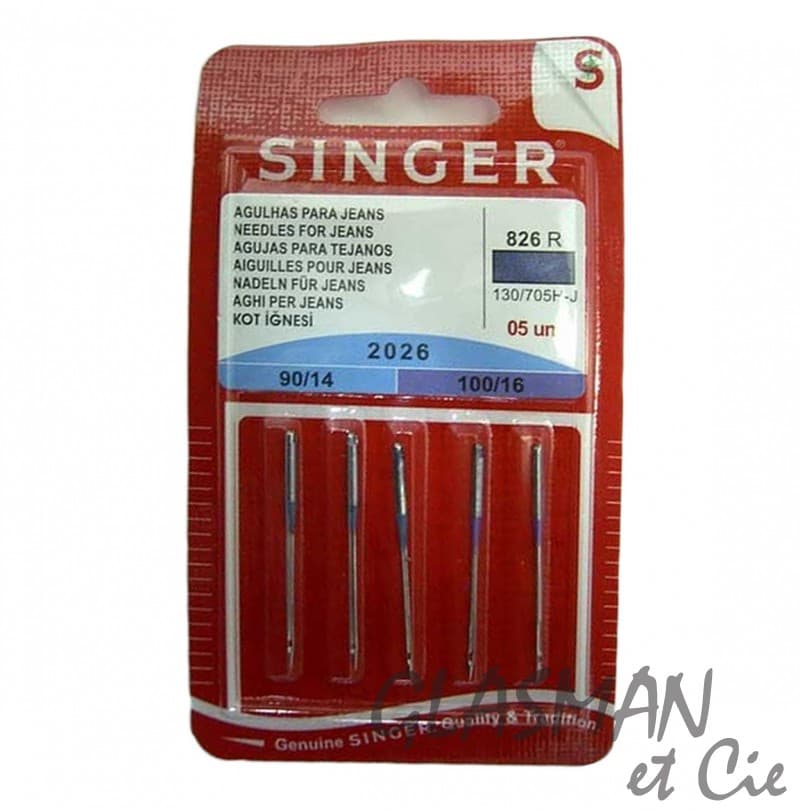 Aiguilles machine à coudre SINGER 2026 BL826 SINGER J 90-100 X5