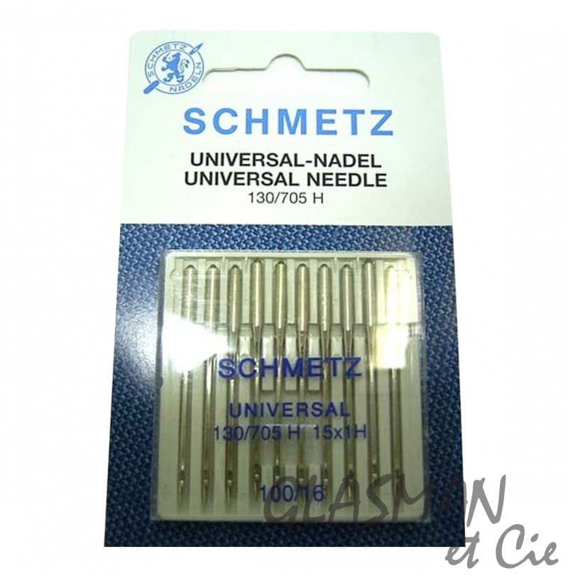 Aiguilles universelles machine à coudre SCHMETZ 130 / 705H