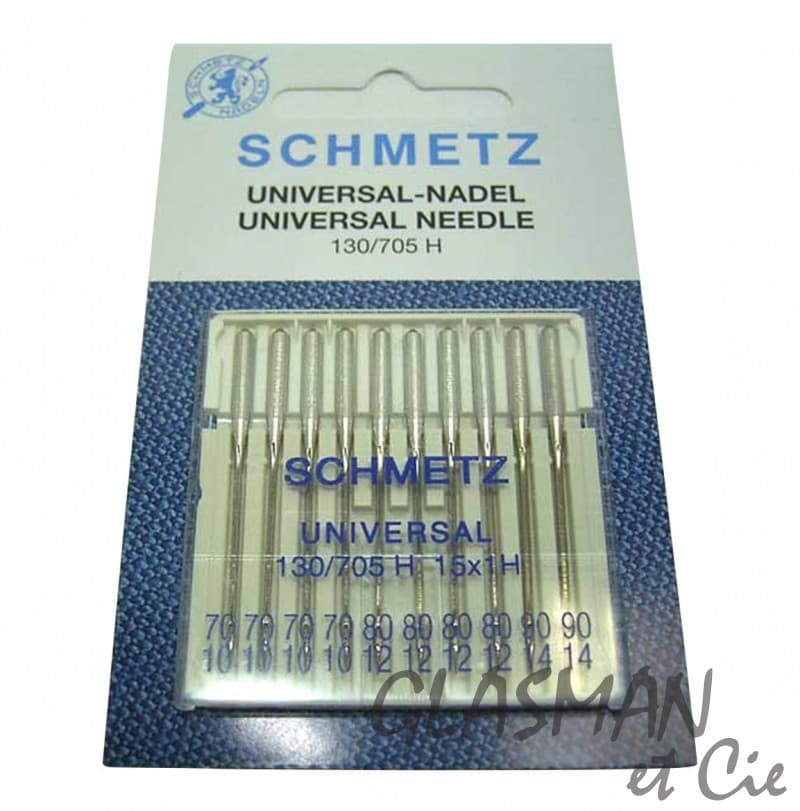 Aiguilles universelles machine à coudre SCHMETZ 705H (XHS)