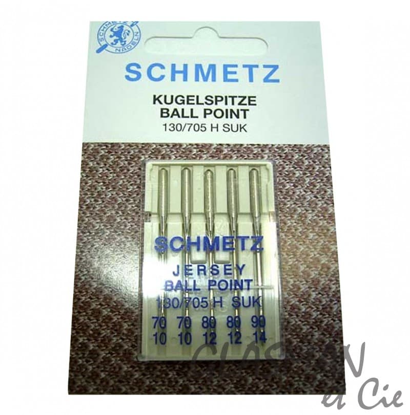 Aiguilles universelles machine à coudre SCHMETZ 705H-SUK - SORT.70-90
