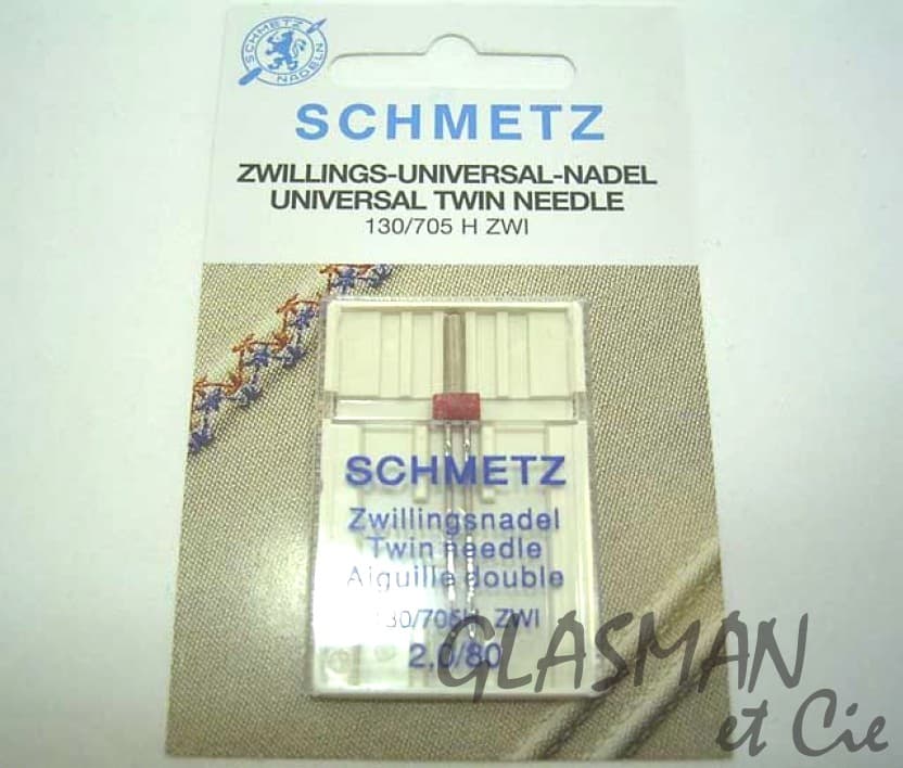 Aiguille double machine à coudre  SCHMETZ 705H ZWI NE2.0