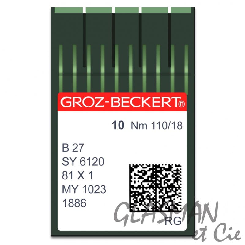 Aiguilles surjeteuse GROZ-BECKERT B 27/SY 6120/ 81x1 /DCx27/MY 1023/1886 RG