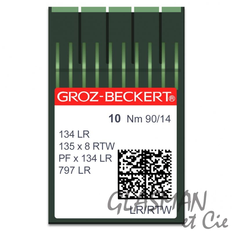 Aiguilles machines à coudre industrielle GROZ-BECKERT 134 LR /134 LRS /797 LR